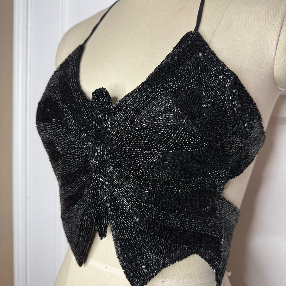 Beaded butterfly top - Picture 5 of 8